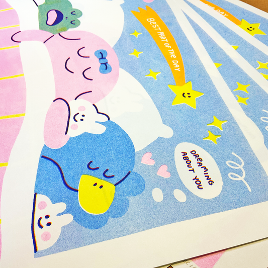 "Dreaming About You" Riso